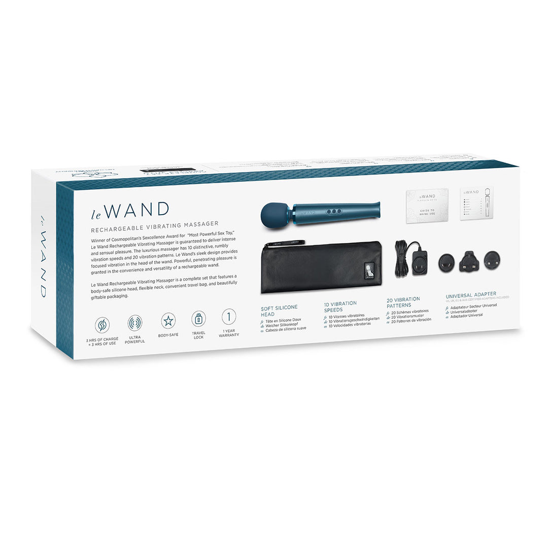 dual vibration massager plus one 99.61 Le Wand Rechargeable Vibrating Massager main image 0
